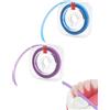 WINXMIN 2 Rotoli Carta Smeriglio e Strisce di Lucidatura per Spazi Interdentali, 30μm 50μm Strisce Abrasive Interdentali, Carta Vetrata per Denti, Profonda dell'Igiene Orale, per Levigatura/Pulizia