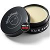 BlackMask Argilla per capelli da uomo (99,8 g) finitura opaca con forte tenuta, argilla per acconciature, aggiunge consistenza e volume