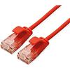 ROLINE 21.15.3911 - Cavo di rete RJ45, CAT 6a U/UTP, 0,30 m, colore: Rosso
