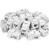 TRENDnet, TC-K25C6, Cat6 Keystone Jack, Confezione da 25, terminazione ad Angolo di 90°, Compatibile con Cavi Cat5, Cat5e, Cat6, etichettatura con codice Colore