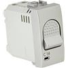 BTicino Livinglight Interruttore Magnetoterm, 16A, Grigio Tech