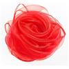 Hopton 10 panni da giocoliere, in chiffon per danza, 60 x 60 cm, colore rosso, salviette colorate per l'asilo, per lo spettacolo dei bambini, sensoriale, giocoleria danza (rosso)