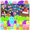 ENCOUN 36Pcs Mini Squishy Kawaii, Fluorescente Squishies, Mini Squishies Noctiluque, Kawaii Squeeze Toys Jouet Anti Stress, Squishy Giocattoli Regalo di Natale Halloween, Regalini Compleanno