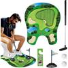 YGCHEN Set Completo da Golf per Toilette, Mini Percorso Golf Divertente con Putter, Palla, Bandierina e Tappetino, Gioco Ricreativo per la Casa, l'Ufficio o il Bagno