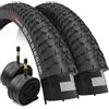 Fincci Copertone 20 x 1.95 53-406 Pieghevole con Camera d'Aria Schrader