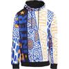 Inter, Felpa con Cappuccio Unisex Adulto, Multicolore, L