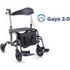 Moretti ROLLATOR PIEGHEVOLE IN ALLUMINIO CON DOPPIA FUNZIONE GAYA - RP540