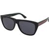 Gucci GG0926S 001 | Occhiali da Sole Graduati o Non Graduati | Prova Online | Unisex | Plastica | Quadrati | Nero | Adrialenti