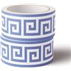 VisitRyl Bordi per Carta da Parati Adesivi Wanzi Blu A 12cm X 1000cm Design Decorativo