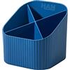 HAN Portaoggetti da scrivania HAN KARMA - 4 scomparti, 80-100% di materiale riciclato, blu eco, 17248-16