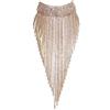 EVER FAITH Collana Donna, Cristallo Nappa Collar Lusso Statement per Banchetto, Festa
