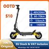 OOTD Nuovo Stile OOTD S10 E-Scooter con Motore 1400W, Batteria 48V 20AH, Scooter Elettrico per Città e Fuoristrada, Pneumatici da 10 Pollici, Pieghevole per Adulti