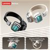 Lenovo Cuffie Wireless Over-Ear Lenovo LS117 Bluetooth 6.0 con Audio Surround 3D, Auricolari a Bassa Latenza 35ms, Chiamate HD Intelligenti con ENC