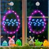 Luci LED Pasqua – Coniglio Decorazione Finestra Interno & Esterno