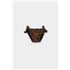 Calzedonia Slip Mare Bambina Wild Animalier Marrone