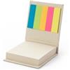 hi!dea™ Blocco note adesivi riciclato 8x8 cm con post it colorati KAIRON personalizzate o neutre