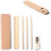 hi!dea™ Set scrittura con matite gomma temperamatite righello 17.5 cm GEOFFREY personalizzate o neutre