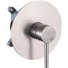 RIVESHOP - miscelatore doccia incasso in acciaio con deviatore 1 via - SHOP0000098