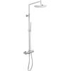 RIVESHOP - colonna doccia in acciaio soffione tondo 25 e duplex - C74T