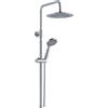 RIVESHOP - colonna doccia in acciaio soffione tondo 25 e duplex - C15