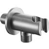 RIVESHOP - supporto doccia fisso con presa acqua in acciaio - SHOP0000176