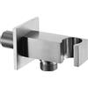 RIVESHOP - supporto doccia fisso con presa acqua in acciaio - SHOP0000175