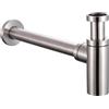 RIVESHOP - Sifone tondo da arredo in acciaio - SHOP0000214