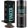 YOLONCE Fibre capelli 27.5g,per l'infoltimento dei capelli,Hair Fiber per capelli più spessi e pieni in pochi secondi,Marrone medio