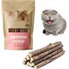 Croc-Cat® Matatabi per gatti - bastoncini naturali per la pulizia dei denti e divertimento del gatto - qualità premium super potente (10 pezzi)