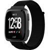 FYISWHO Traspirante Sport Cinturino per Fitbit Versa 2 / Lite/SE, Nylon Bracciali Cinturini di Ricambio per Fitbit Versa