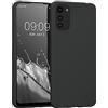 kwmobile Custodia Compatibile con Motorola Moto E32 Cover - Back Case per Smartphone in Silicone TPU - Protezione Gommata - nero matt