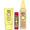 Sun Bum SPF 30 Glow Tinted Face Lotion + Lip Balm Watermelon + 3 in 1 Leave in Conditioner 1 Kg