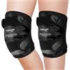 NEWGO XXL Large Ice Pack for Knee Replacement Surgery, Reusable Gel Ice Pack for Wrapping the Whole Knee for Knee Injuries, Pain Relief, Swelling, Bruises (Black-2 Pack)
