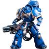 TOYVERSE JOYTOY 1/18 Action Figure Warhammer 40,000, Space Marine 2, Ultramarines Heavy Artificer Armor with Relic Multi-Melta, Mobile Giunti Personaggio, 15+