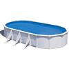 Gre Piscina fuori terra ovale gre atlantis in acciaio colore bianco 800x470x132 - cod. kitprov818