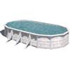 Gre Piscina fuori terra ovale gre finlandia in acciaio effetto legno nordico 730x375x120 - cod. kit730n