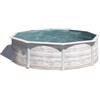 Gre Piscina fuori terra rotonda gre finlandia in acciaio effetto legno nordico 460x460x120 - cod. kit460n