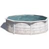 Gre Piscina fuori terra rotonda gre finlandia in acciaio effetto legno nordico 350x350x120 - cod. kit350n