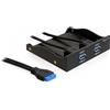 Delock Pannello frontale Delock USB 3.0 2porte [61896]