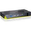 Level one Switch Kvm Levelone 4-Port 4*USB mit Audio Black Edition [KVM-0421]
