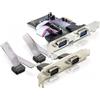 Delock PCI Expr Card Delock 4x D-Sub9 ext [89178]