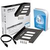 Pny Adattatore hard disk/ssd 2,5-3,5 Pny Upgrade Kit [P-72002535-M-KIT]