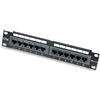 Intellinet Pannello Patch per Rack 10'' 12 Porte UTP Cat 5E 1HE