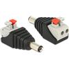 Delock Adapter Delock Terminalblock 2Pin -> DC 2,1 x 5,5mm Stecker [65523]