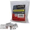 Vultech Connettori Trasparenti Vultech RJ45 50 Pz. (SN21401) [SN21401]