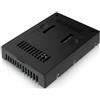 Icybox Adattatore hard disk/ssd 2,5-3,5 IcyDock SataI-III SSD&HDD; 7-9,5mm [MB882SP-1S-2B]