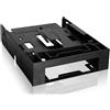 Icybox Adattatore HHD/SSD 3,5" a 5,25" IcyDock 2 x 2,5 HDDs/SSDs 7-9,5mm Nero [MB343SP]