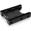 Icybox Adattatore hard disk ssd 2,5-3,5 IcyDock 2x2,5 IDE/SataD in 3,5" HDD/SSD nero [Mb290SP-b]