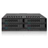 Icybox Backplane IcyDock 4x6,3cm SATAI-III/SAS in 1x5,25" HDD/SSD Nero [MB324SP-B]