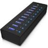 Icybox Hub usb Icybox usb 3.0 con 10 Porte [IB-AC6110]